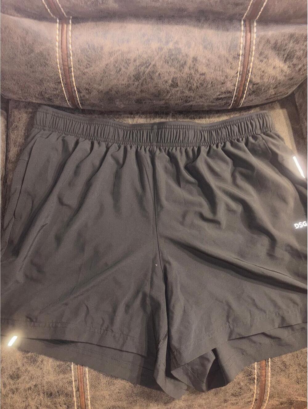 DSG Stride Run Shorts Mens XL Black 5 Inch Athletic Running Shorts NWT